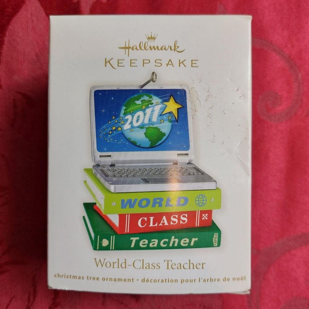 Hallmark World Class Teacher Ornament 2011